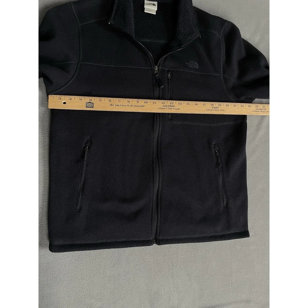 The North Face Fleece Large Gordon Lyons Full Zip Sweater Fleece Mens Black
